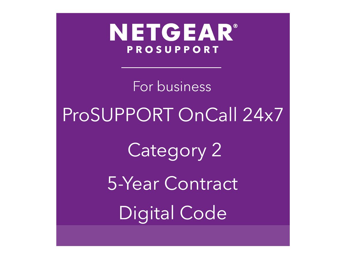 NETGEAR Pack ProSUPPORT 5 ans OnCall 24/7 Catégorie 2