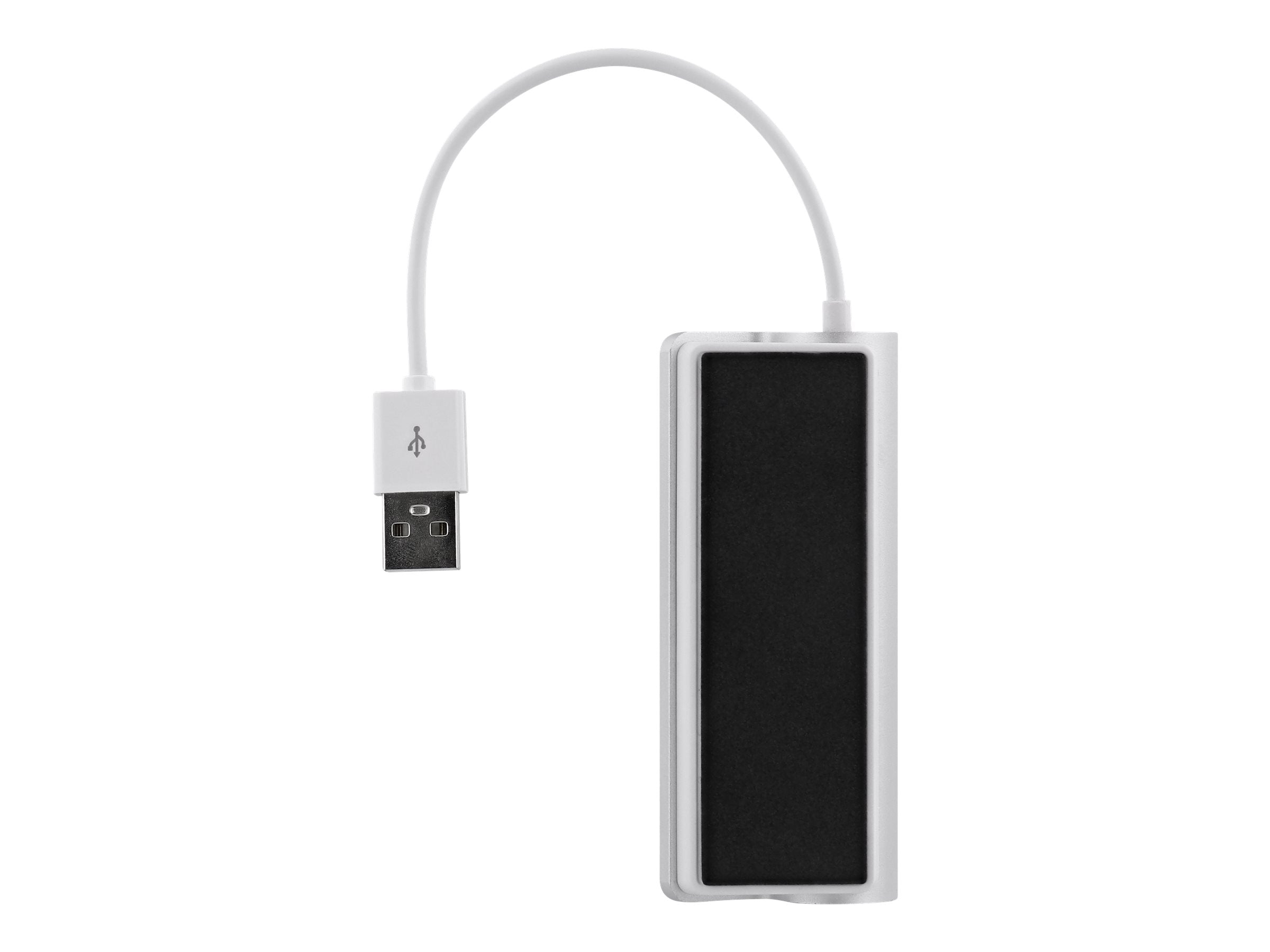 TNB Hub 4 Ports USB 2.0 Selfpowered Compatible Pc/Mac Aluminium Finish