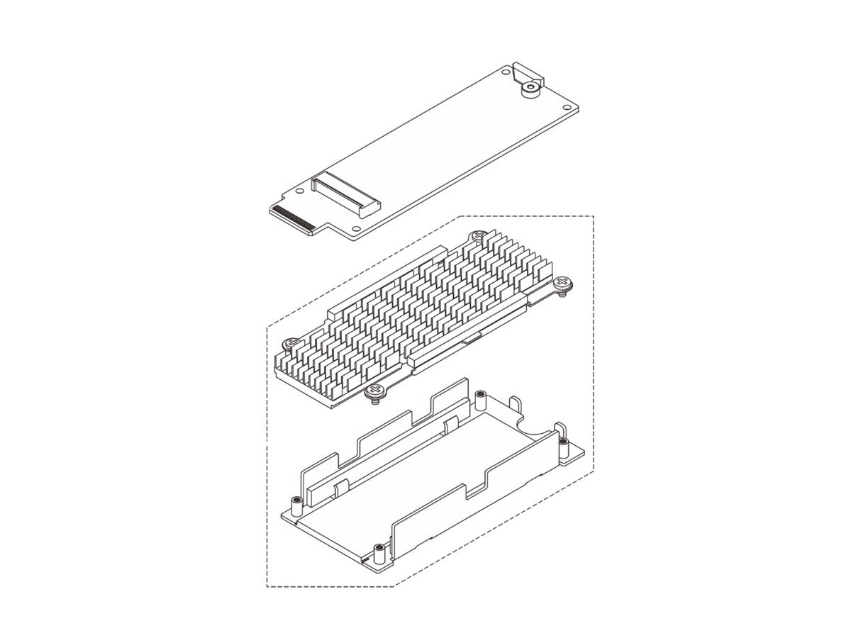 LENOVO ThinkSystem V4 Hot Swap M.2 SATA/NVMe Drive Assembly Kit