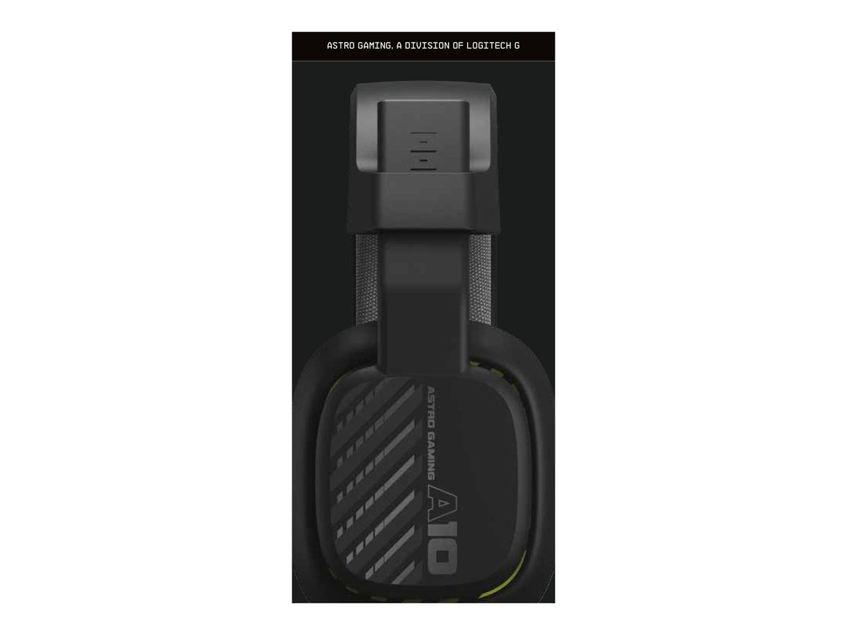 LOGITECH Astro Gaming A10 Gen 2 Headset full size wired 3.5 mm jack black
