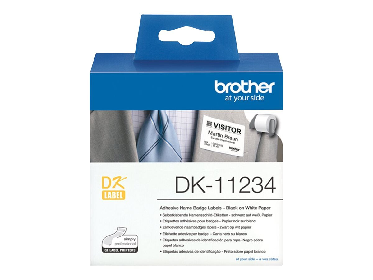Badge label 260pc/rol 60X86MM