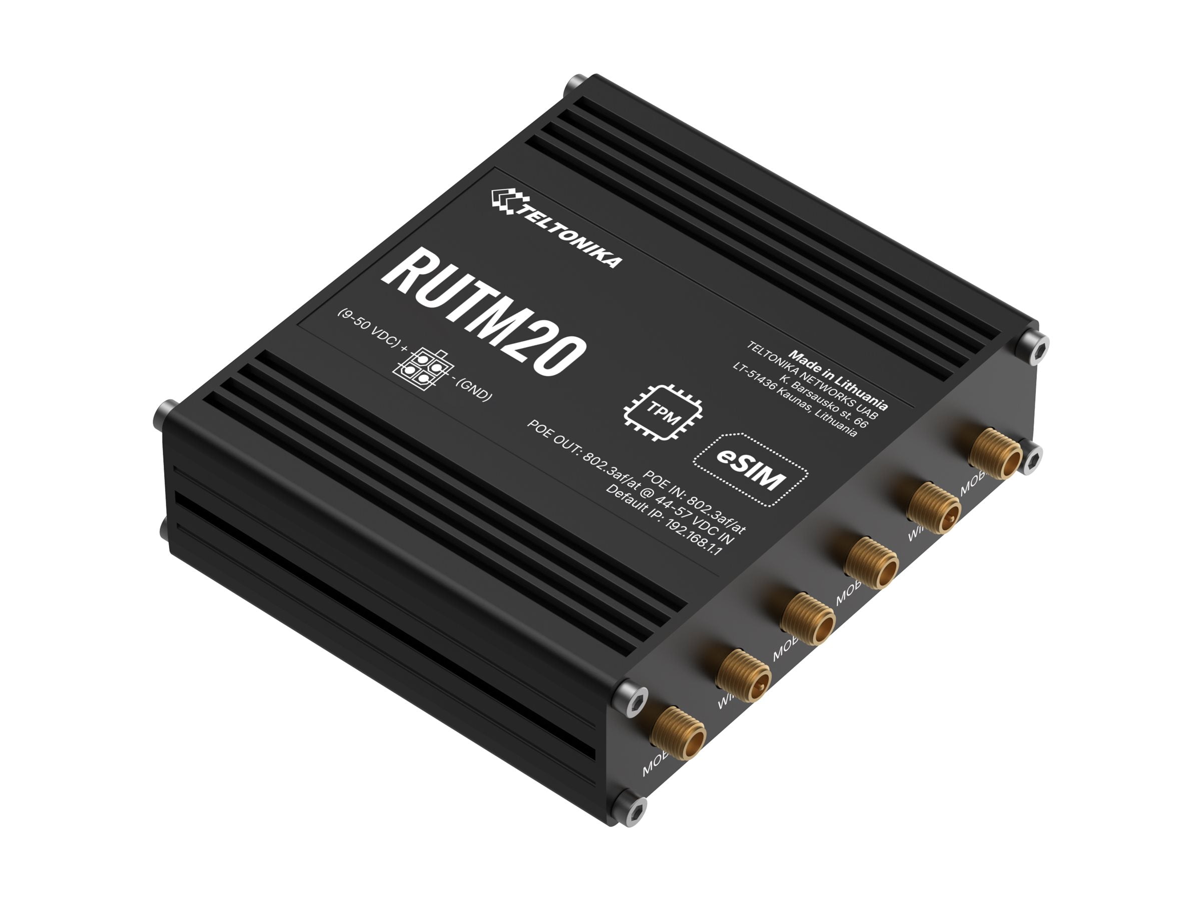 TELTONIKA NETWORKS RUTM20 Compact 5G Router
