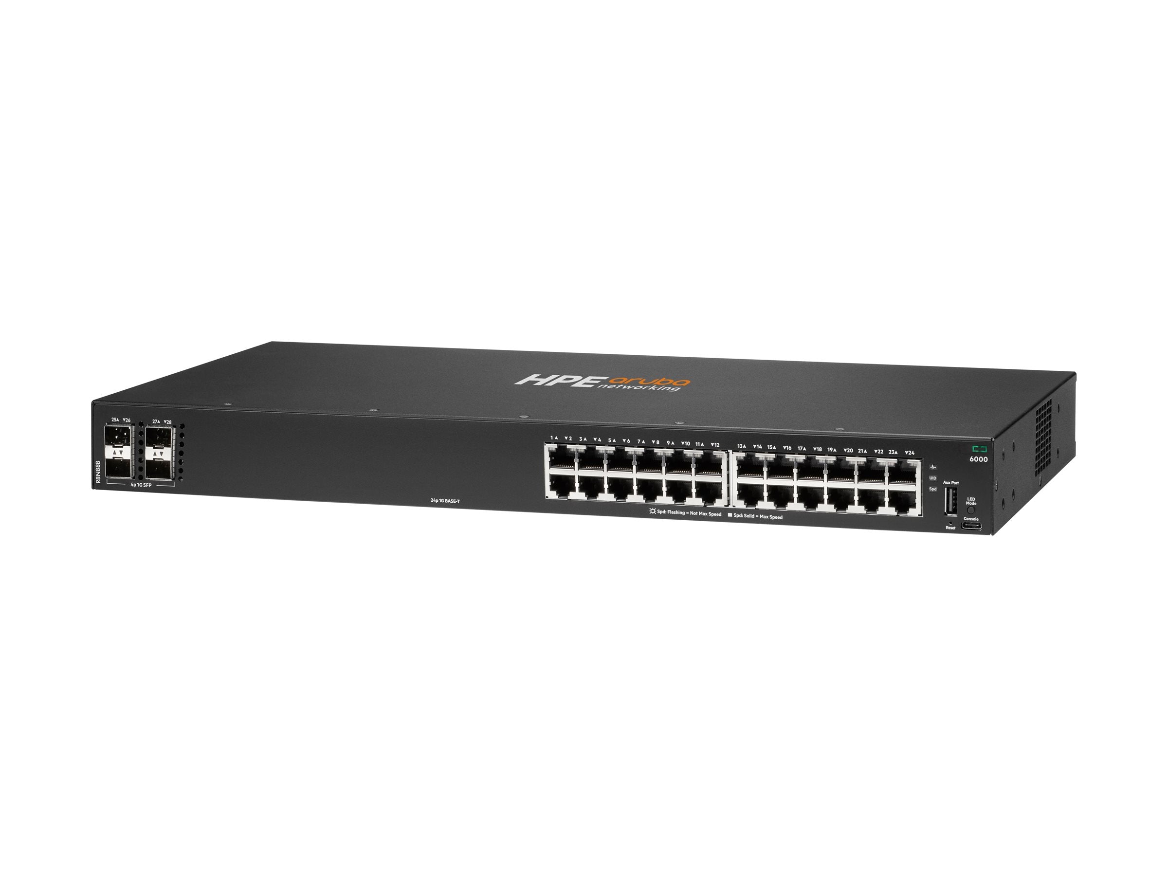 HPE Aruba Networking CX 6000 24p 10M/100M/1G 4p SFP 1G Switch EU en