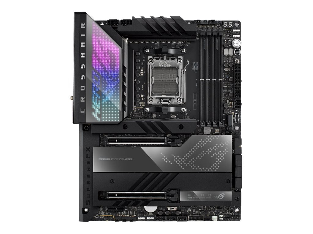 ASUS ROG CROSSHAIR X670E HERO AM5 Socket 4DDR5 2xPCIe 5.0 x16 2xUSB 4 HDMI 2.1 6xSATA 6Gb/s ATX