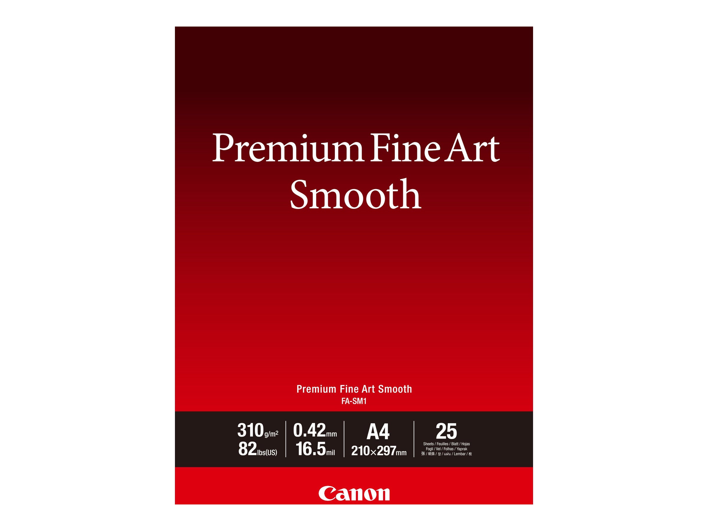 CANON FA-SM1 A4 Fine Art Paper 25 sheets