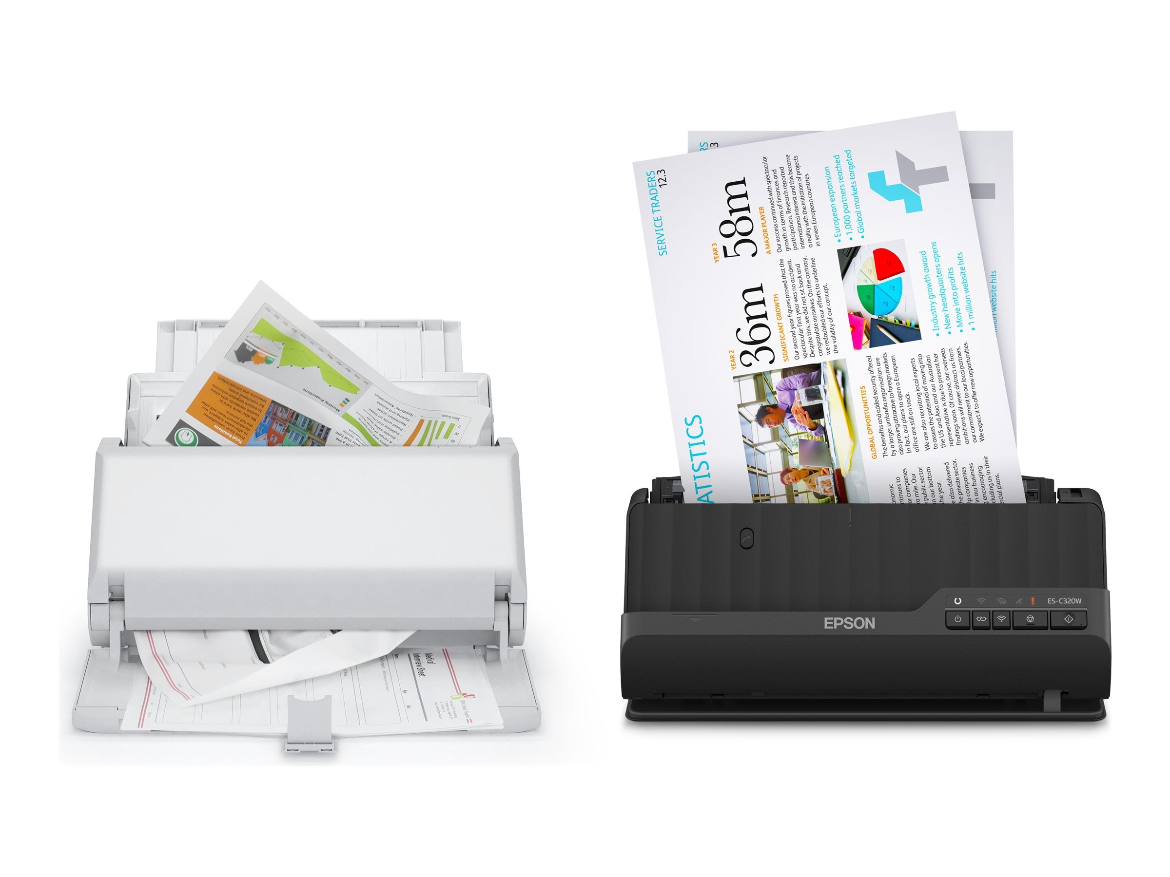 EPSON WorkForce ES-C320W Scanner 30ppm