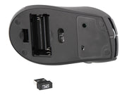 TNB Office Wireless Mouse Black Ultra Comfortable Curved Shape Allowing To Perfectly Fit The Shape Of The Hand Pleasant Grip