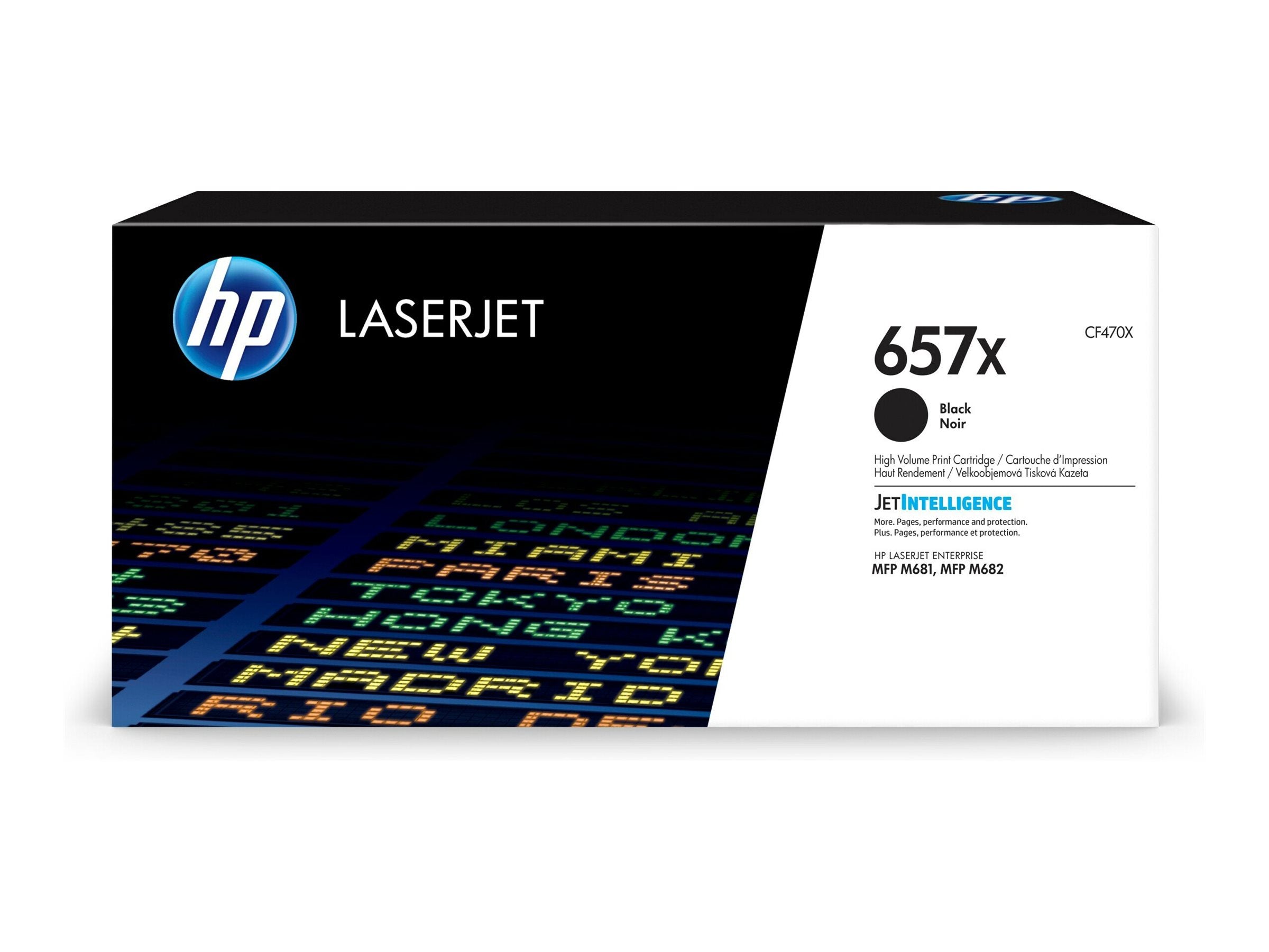 HP 657X original LaserJet Toner cartridge CF470X Black High Yield