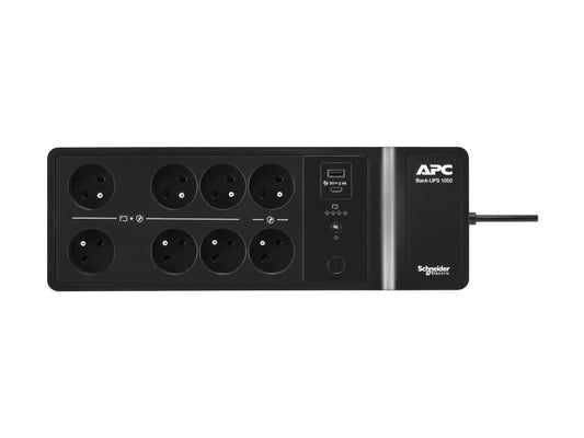 APC Back-UPS 1050VA 8 French outlets 230V USB Type-C and A charging ports