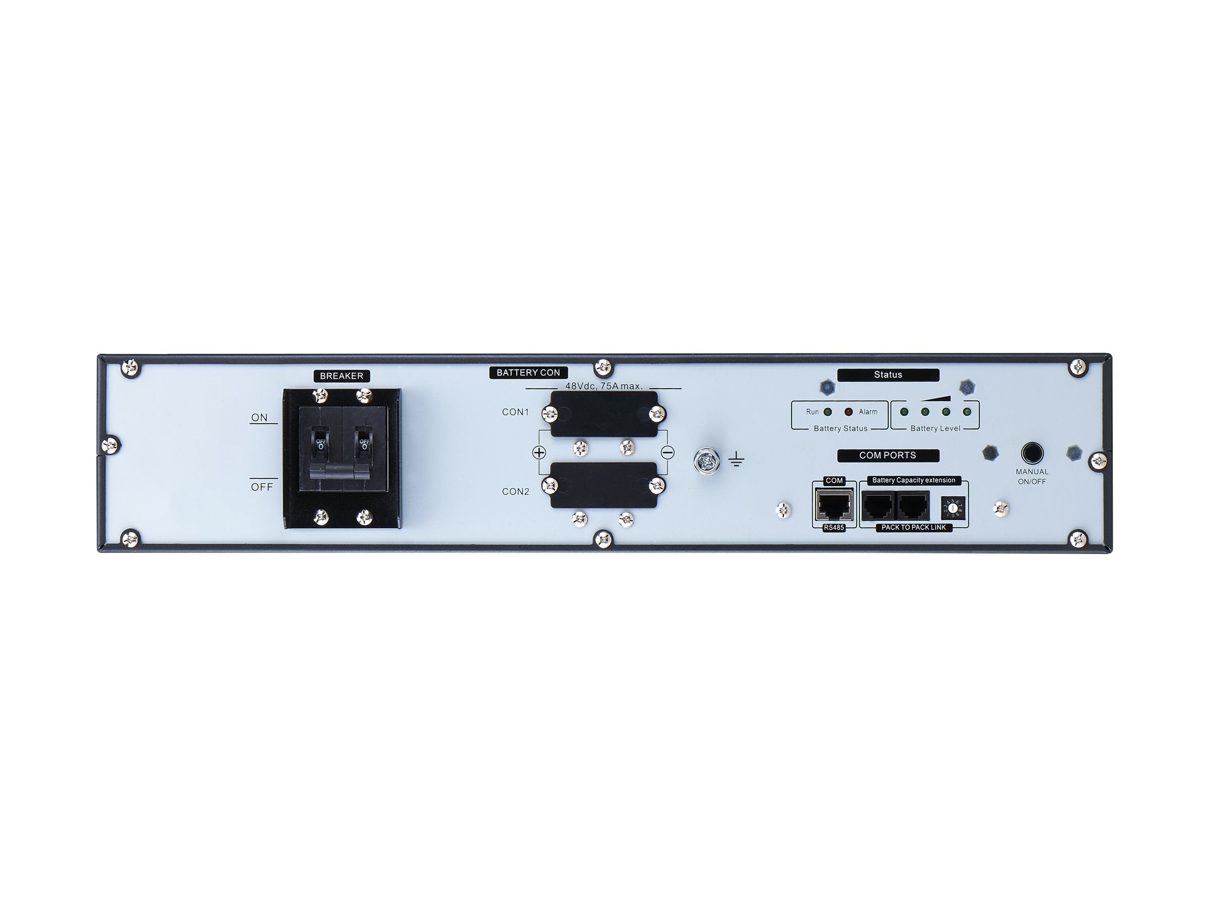 APC Easy UPS On-Line UPS battery rack-mountable Li-ion 2400 Wh 2U 19 Black with silver
