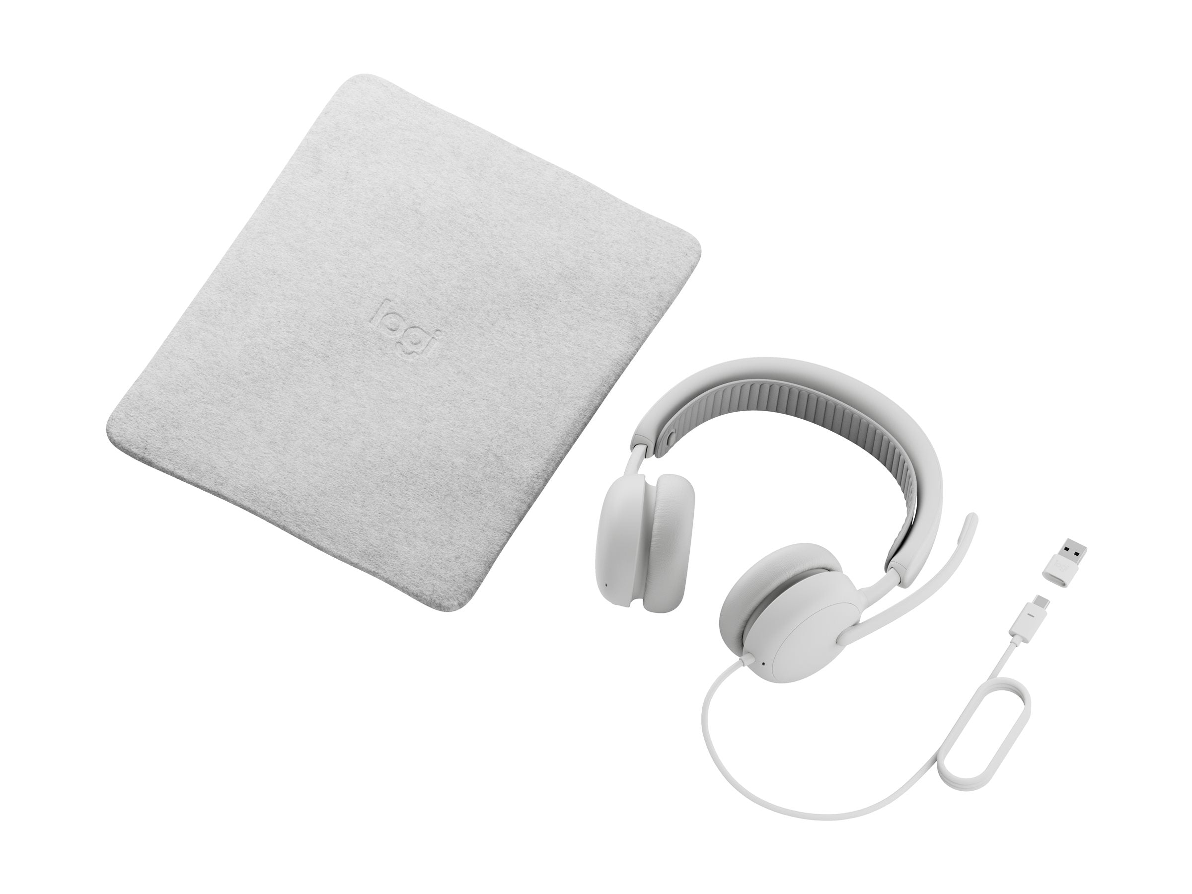 LOGITECH Zone Wired 2 Headset - Off-White