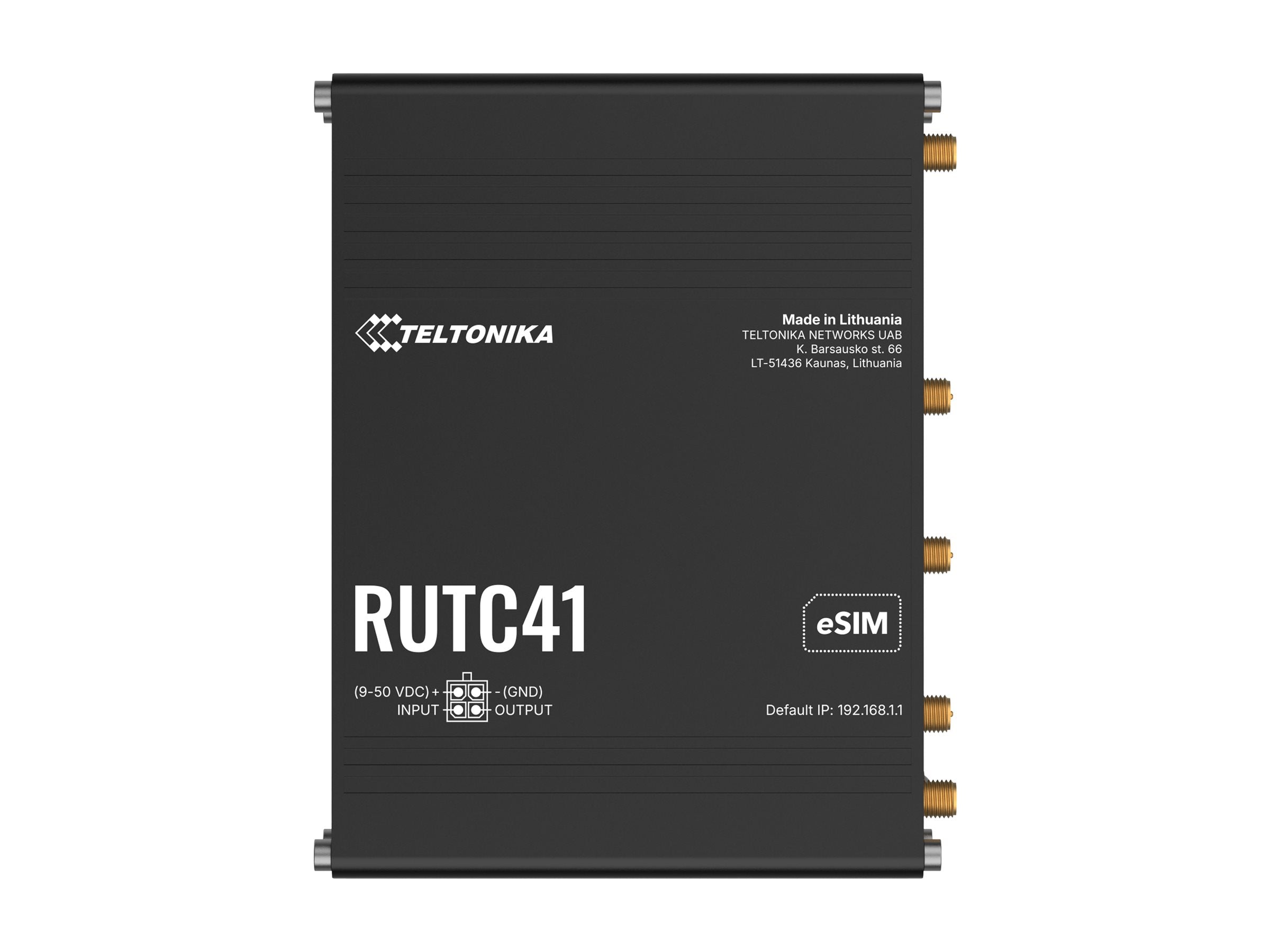 TELTONIKA NETWORKS RUTC41 4G/LTE WiFi DUAL-BAND Edge Router with Docker Support