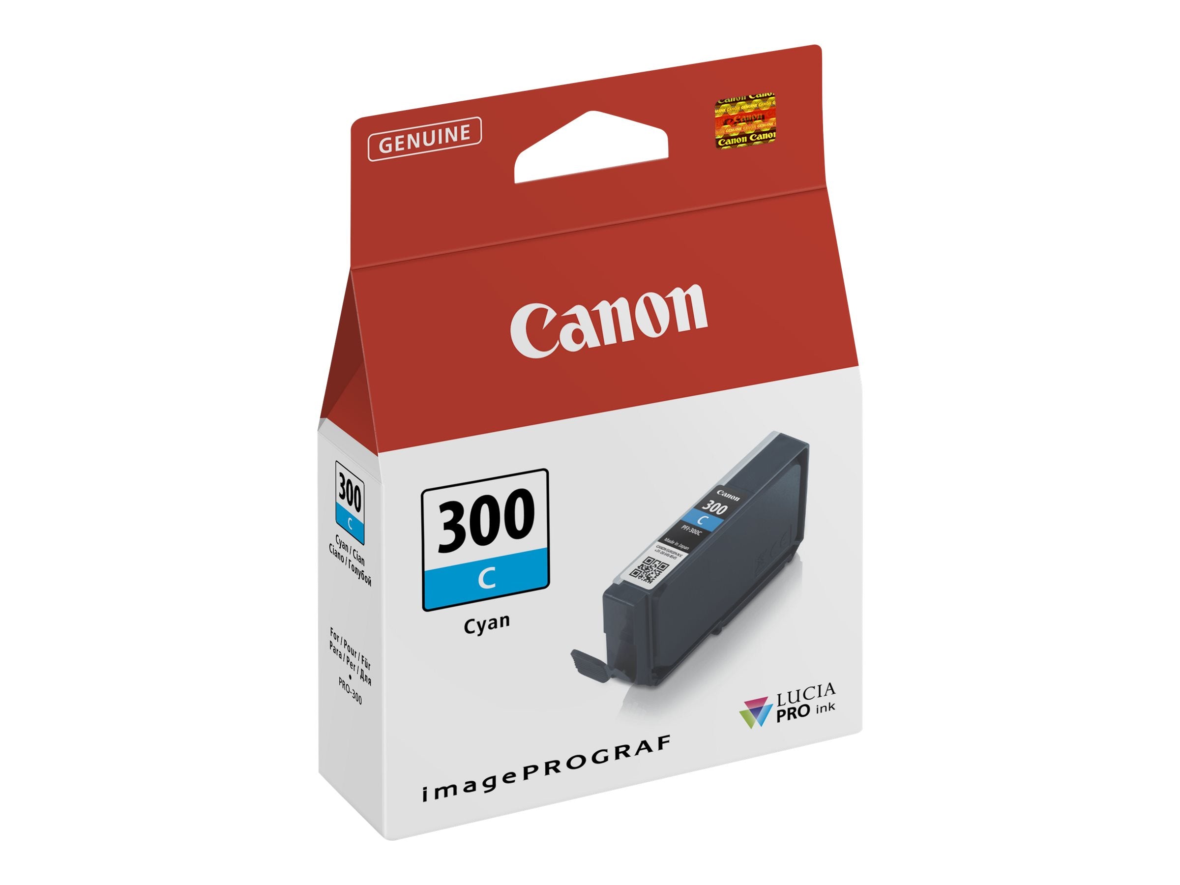 CANON 1LB PFI-300 C EUR/OCN cyan ink tank