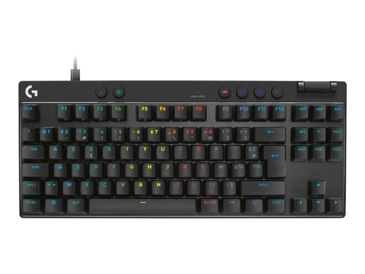 LOGITECH PRO X TKL RAPID Keyboard - Black (FR)