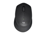 LOGITECH M330 SILENT PLUS Mouse 3 buttons wireless 2.4 GHz USB wireless receiver blue