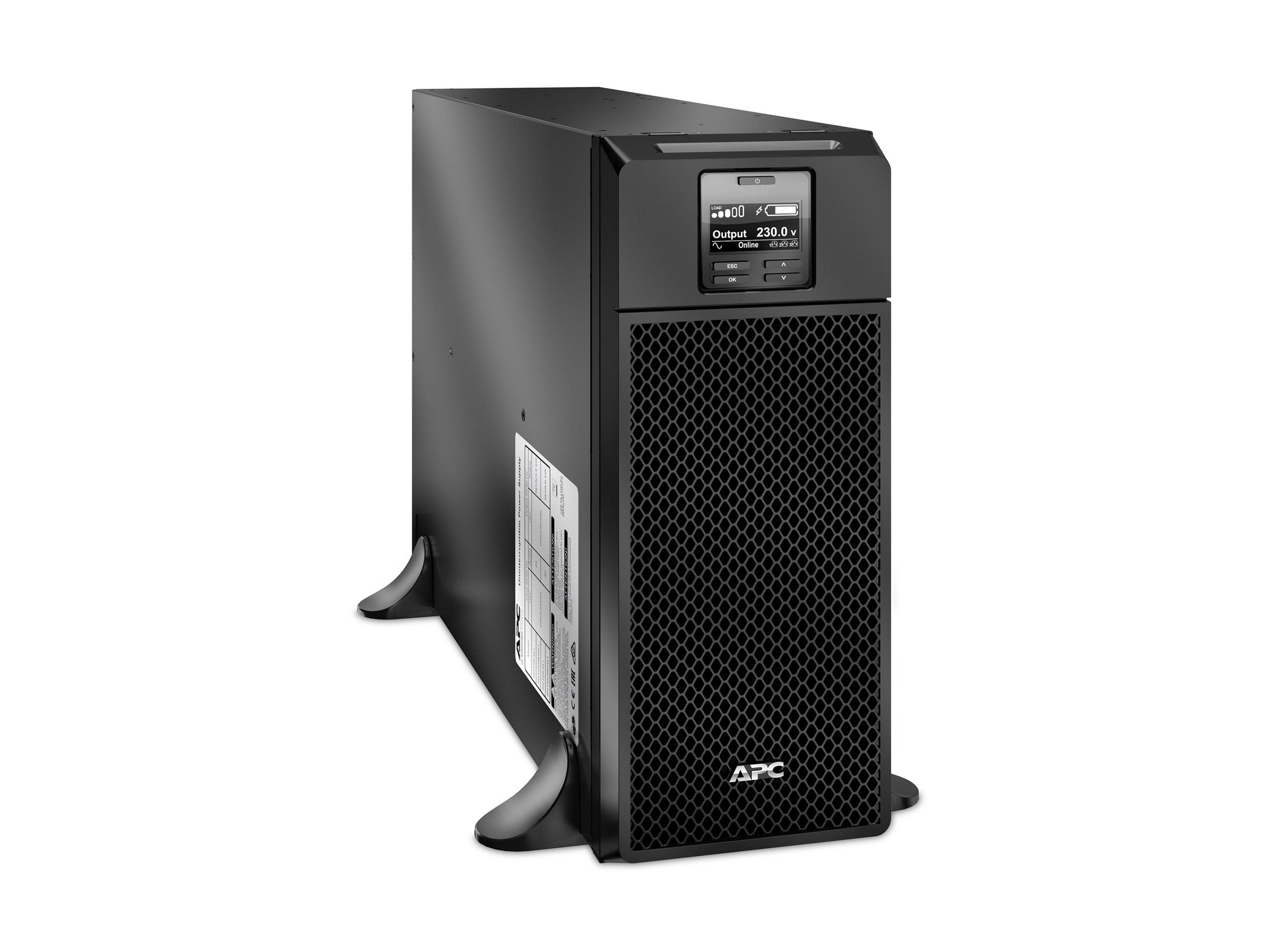 APC Smart-UPS SRT 6000VA UPS AC 230V 6000Watt 6000VA Ethernet 10/100 USB output connectors 13 Black