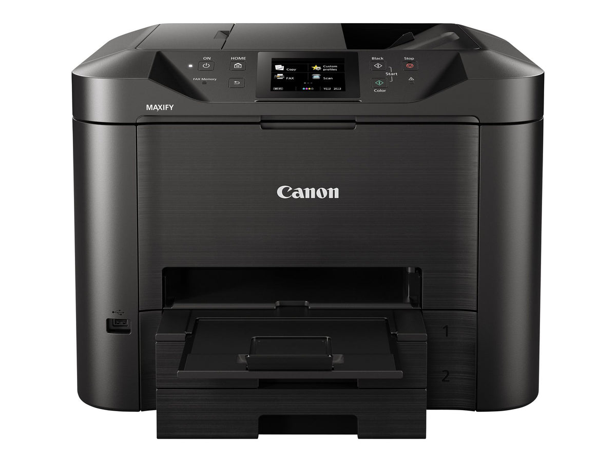 CANON MAXIFY MB5450 MFP colour ink-jet A4 210x297mm A4 22ppm copy 24 ipm print 500 sheets USB 2.0 LAN Wi-Fi USB host