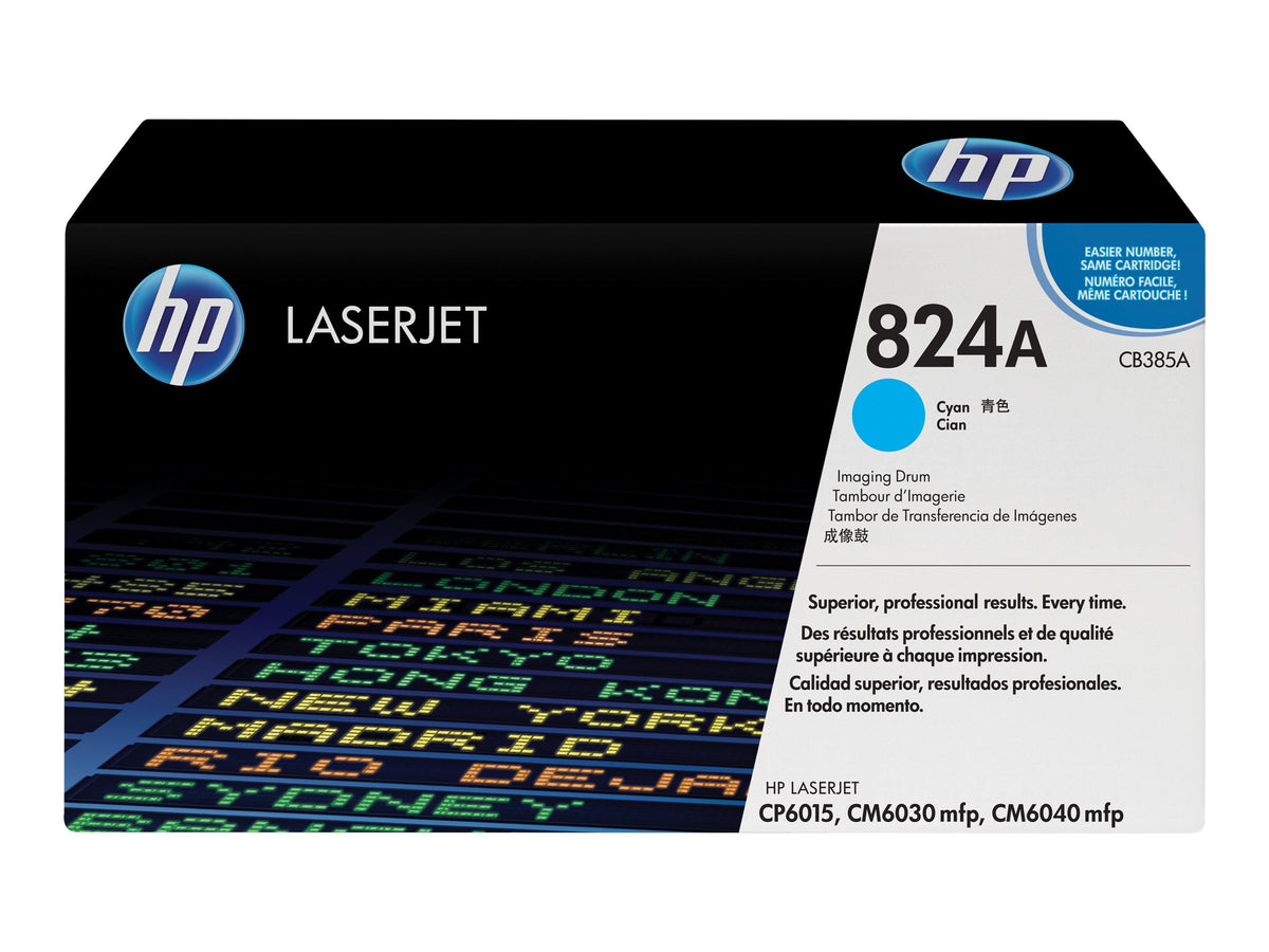 HP 824A original Colour LaserJet drum CB385A cyan standard capacity 35.000 pages 1-pack