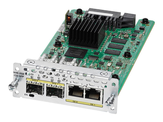 CISCO 2Port GE WAN NIM Dual-mode RJ45 and SFP REMANUFACTURED
