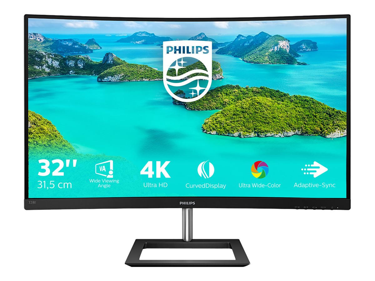 PHILIPS 328E1CA/00 - 31.5pcs - INCURVE - 4K- MVA - VGA - HDMI - DP -AUDIO