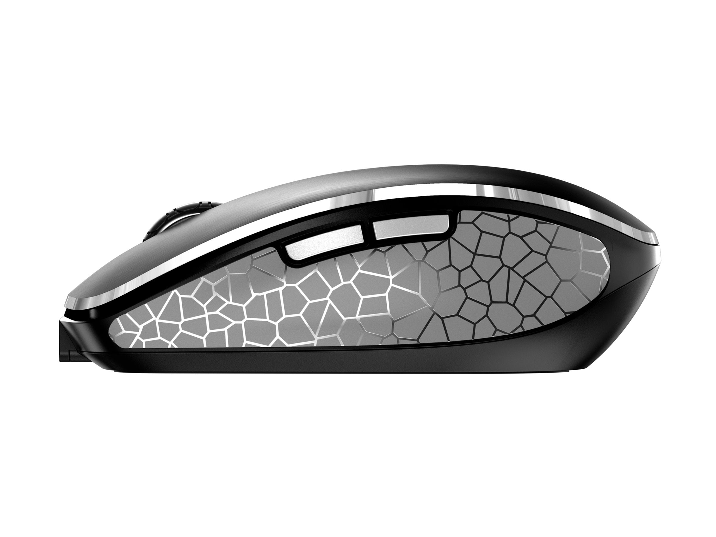 CHERRY Souris MW 8C ADVANCED sans fil USB & Bluetooth noire/argent rechargeable