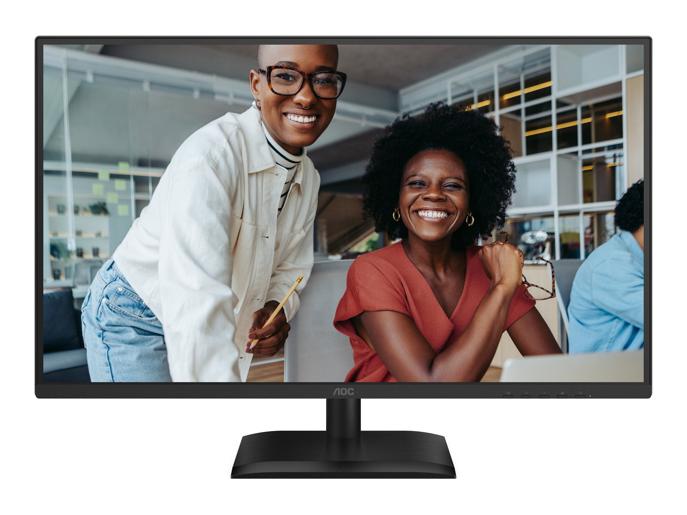 AOC 27E4CV - Écran LED - 27" - 1920 x 1080 Full HD -  @ 120 Hz - IPS - 300 cd/m² - 1500:1 - 4 ms - HDMI, DP, USB-C, RJ45, GAR 5 ans