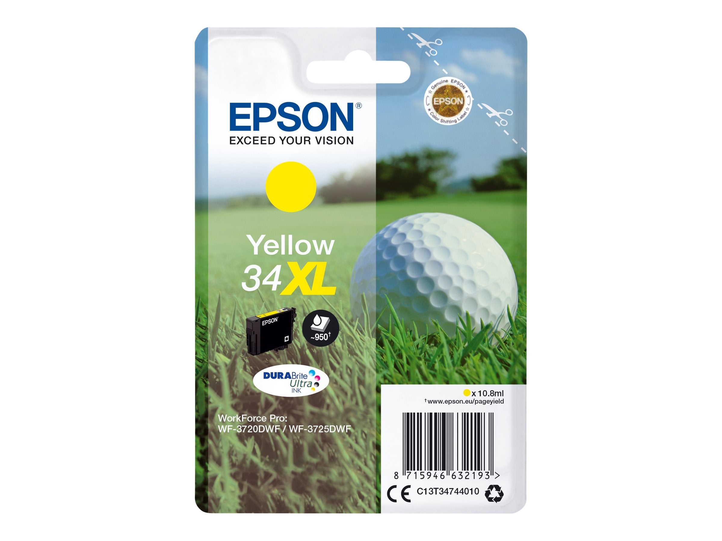 Ink/34XL Golf Ball 10.8ml YL