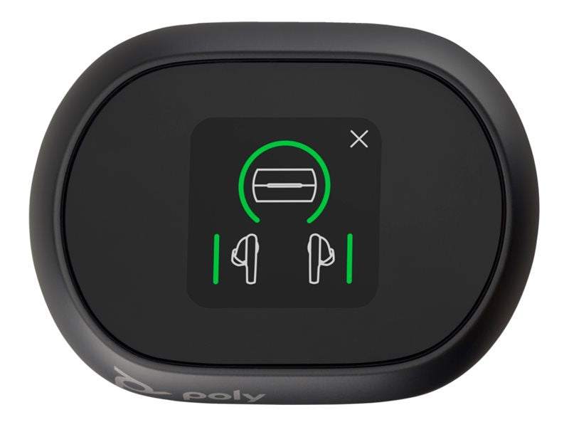 HP Poly Voyager Free 60+ UC M Carbon Black Earbuds +BT700 USB-C Adapter +Touchscreen Charge Case Casque Sans fil Ecouteurs Appels/Musique USB Type-C Bluetooth
