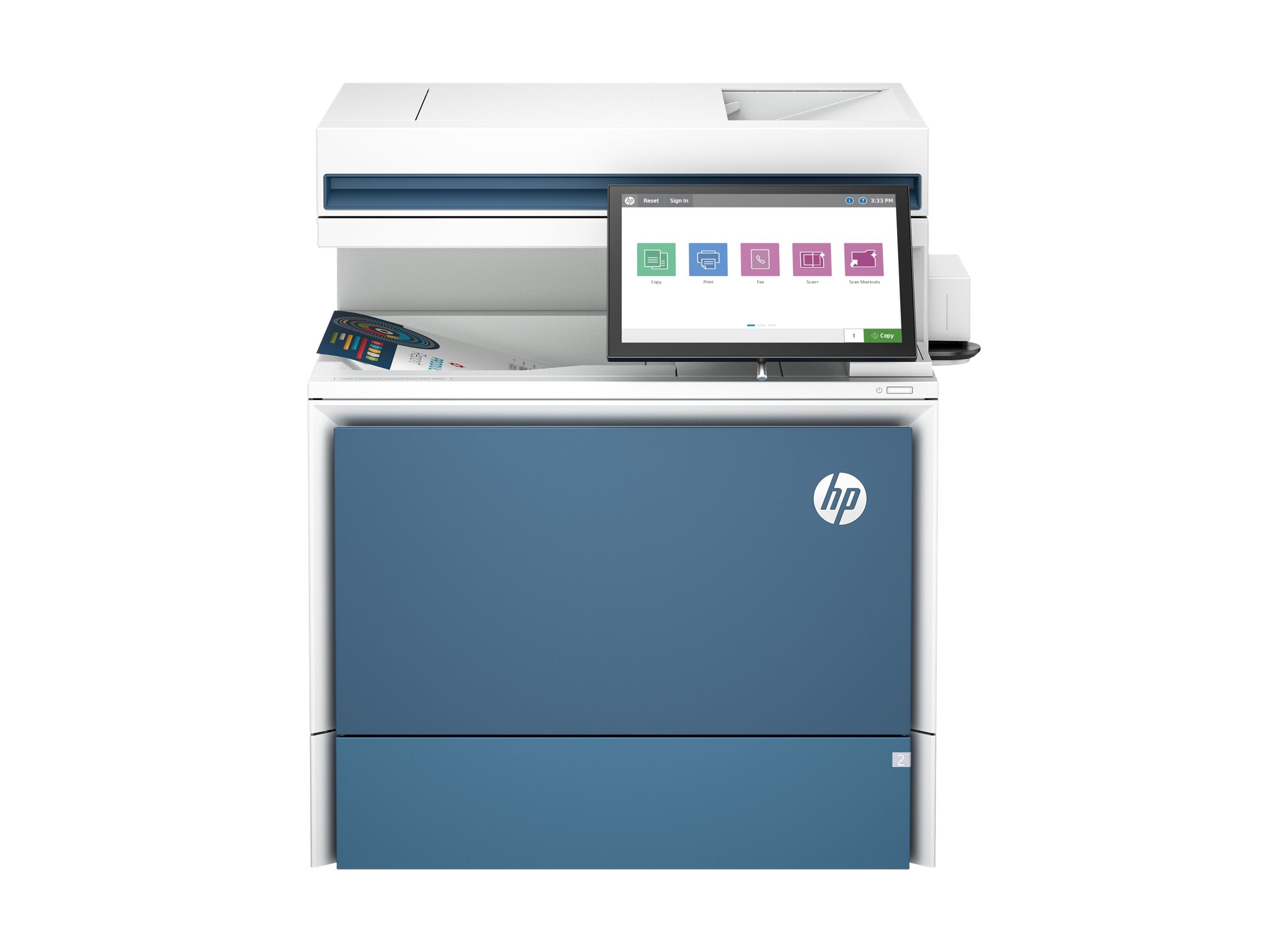 HP LaserJet Enterprise Flow MFP 5800zf MFP colour laser A4 43ppm Copy 43ppm Print 650sheets LAN imprimante laser multifonction