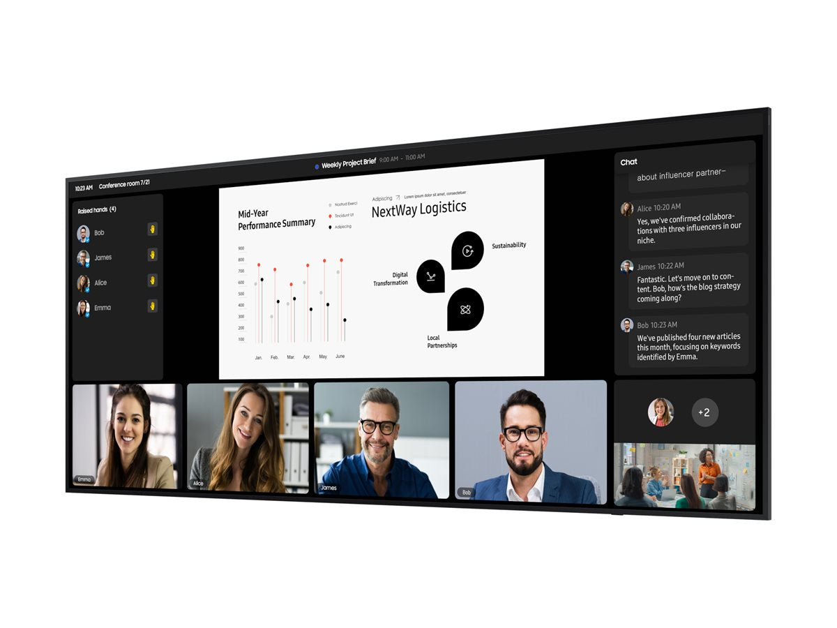 SAMSUNG QPDX-5K 105p 5120x2160/5K 21:9 LED 500nits 4x10W Speakers black DP 1.4 3xHDMI 2.1 CEC USB-C with PD RS232