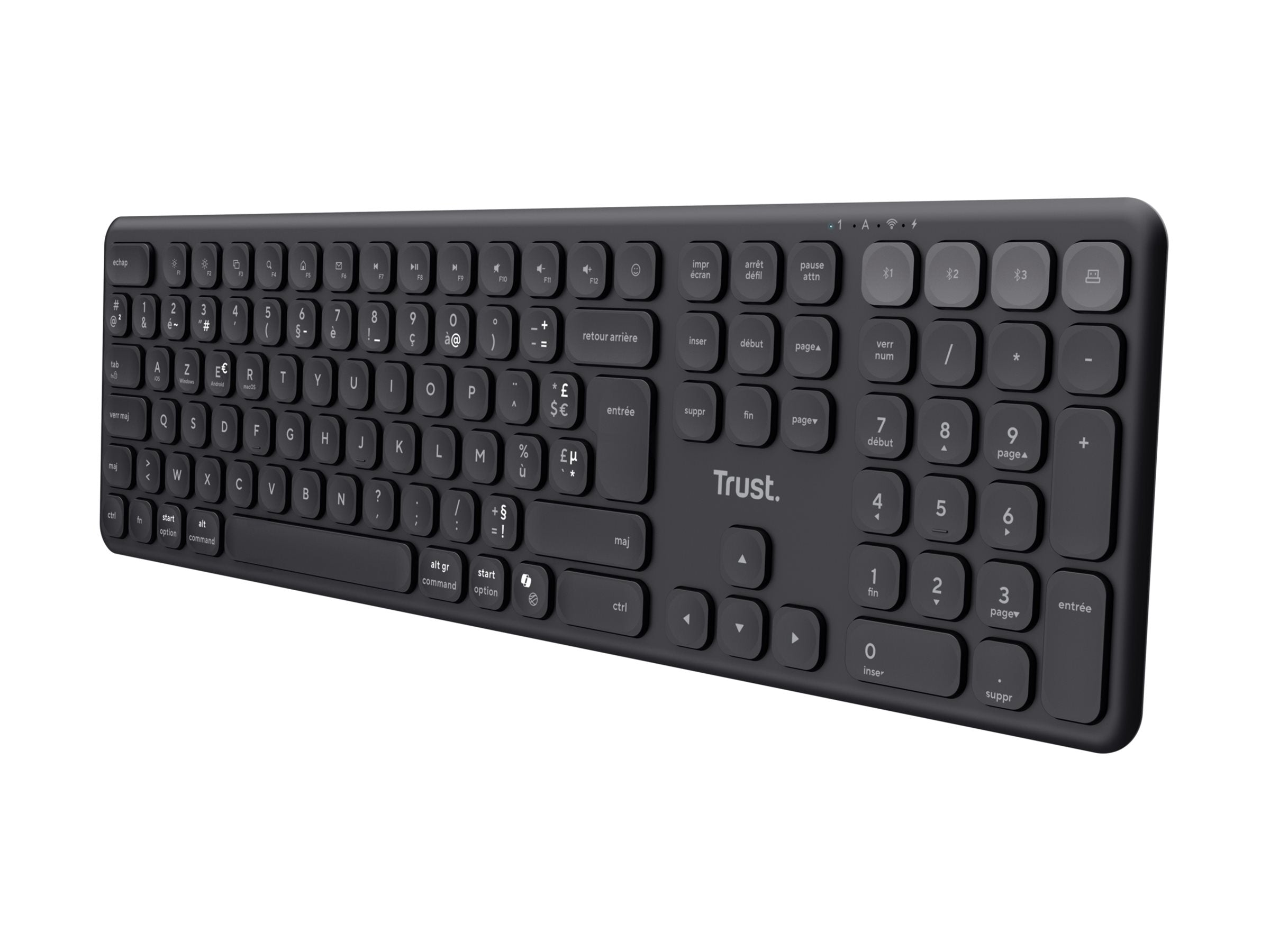 TRUST Clavier sans fil VAIYA Bluetooth (FR)