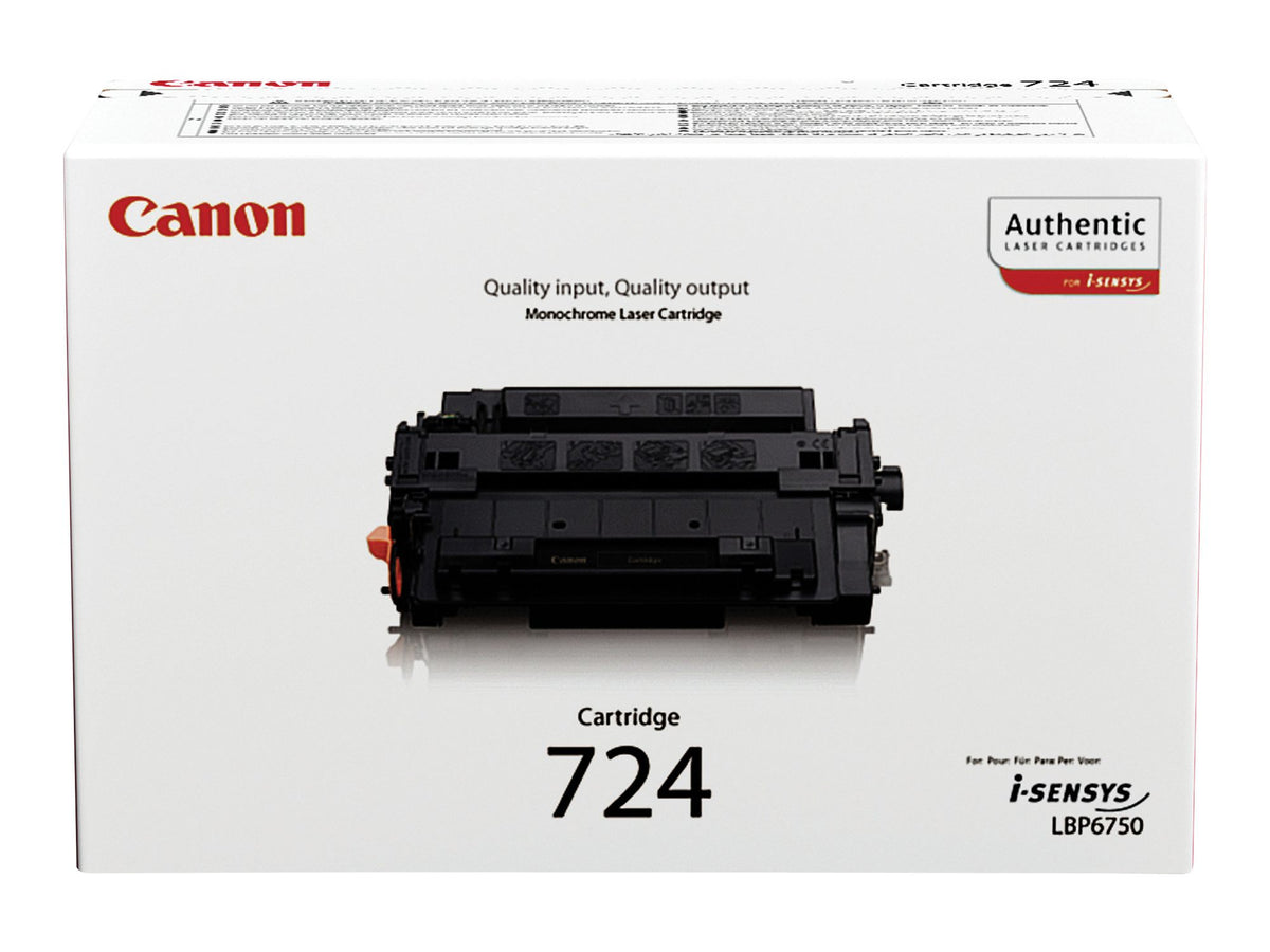 CANON CRG-724 cartouche de toner noir capacité standard pack de 1