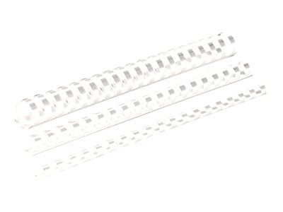 FELLOWES Plastic Comb 25mm White A4 50PK