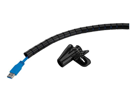 NEOMOUNTS Spiral Cable Wrap 15mm multiple cables black
