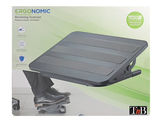 TNB ERGO Line Tilting Footrest In Metal Find The Right Posture For Your Seat Tilting Footrest Made Of Steel