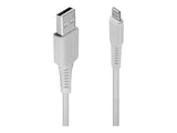 LINDY 0.5m USB to Lightning Cable white Charge and sync Cable for iPhone iPad & iPod