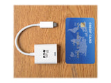 EATON TRIPPLITE USB-C to HDMI Adapter M/F - 4K 60Hz HDCP 2.2 White