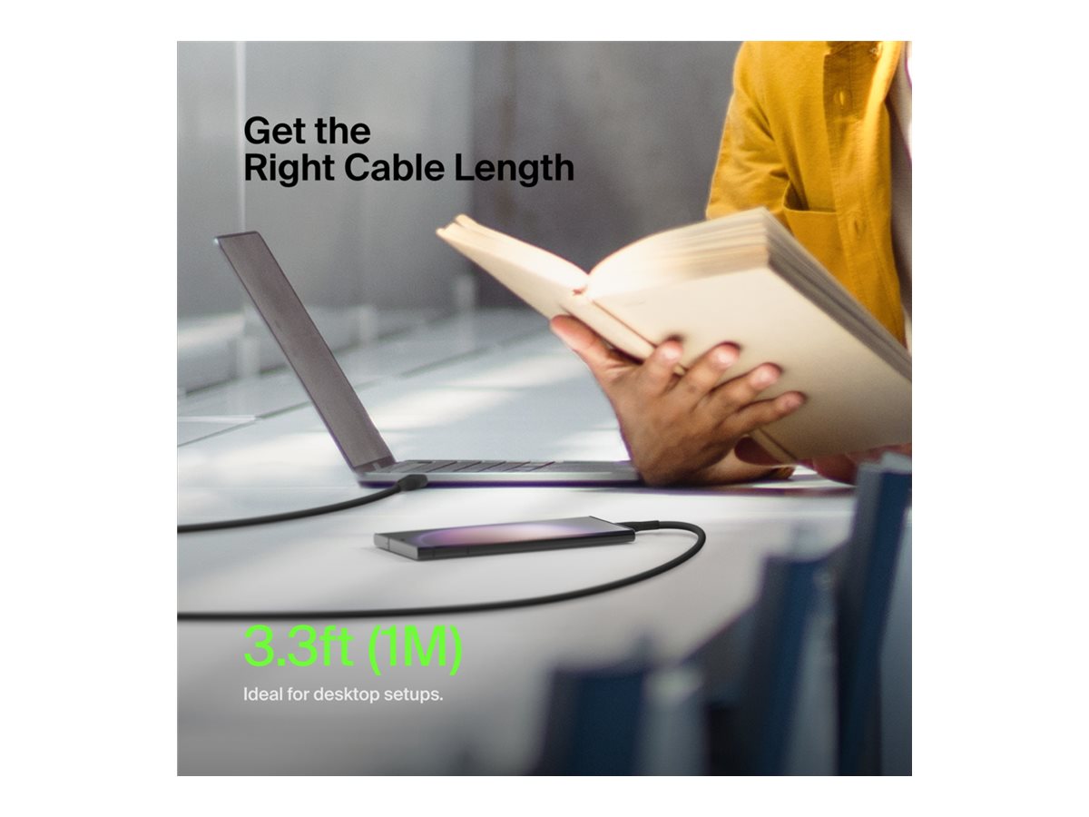 BELKIN BOOST CHARGE USB-C to USB-C 2.0 Cable PVC 1M Black