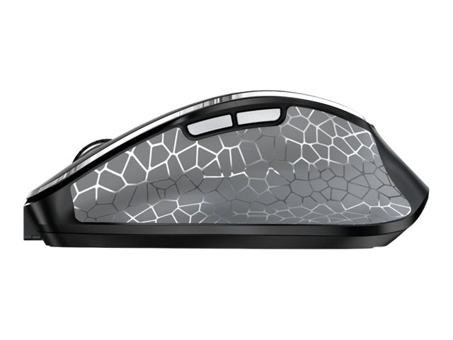 CHERRY Souris MW 8C ERGO sans fil USB & Bluetooth noire/argent rechargeable