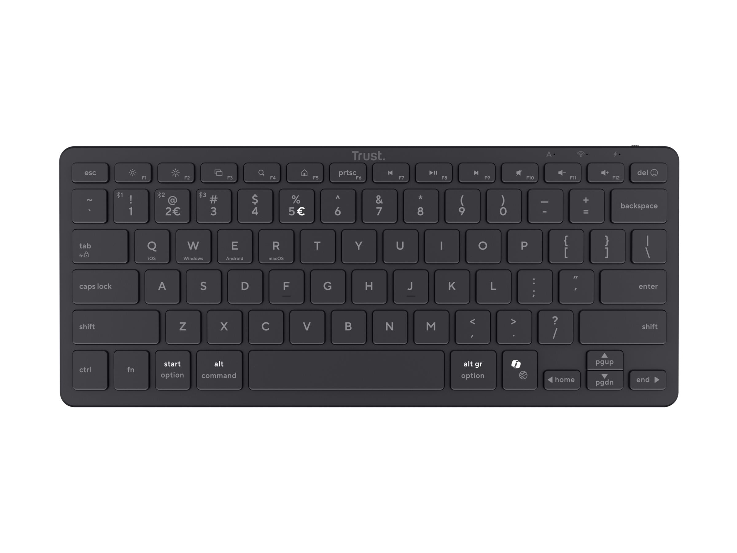 TRUST Clavier sans fil NADO II noir