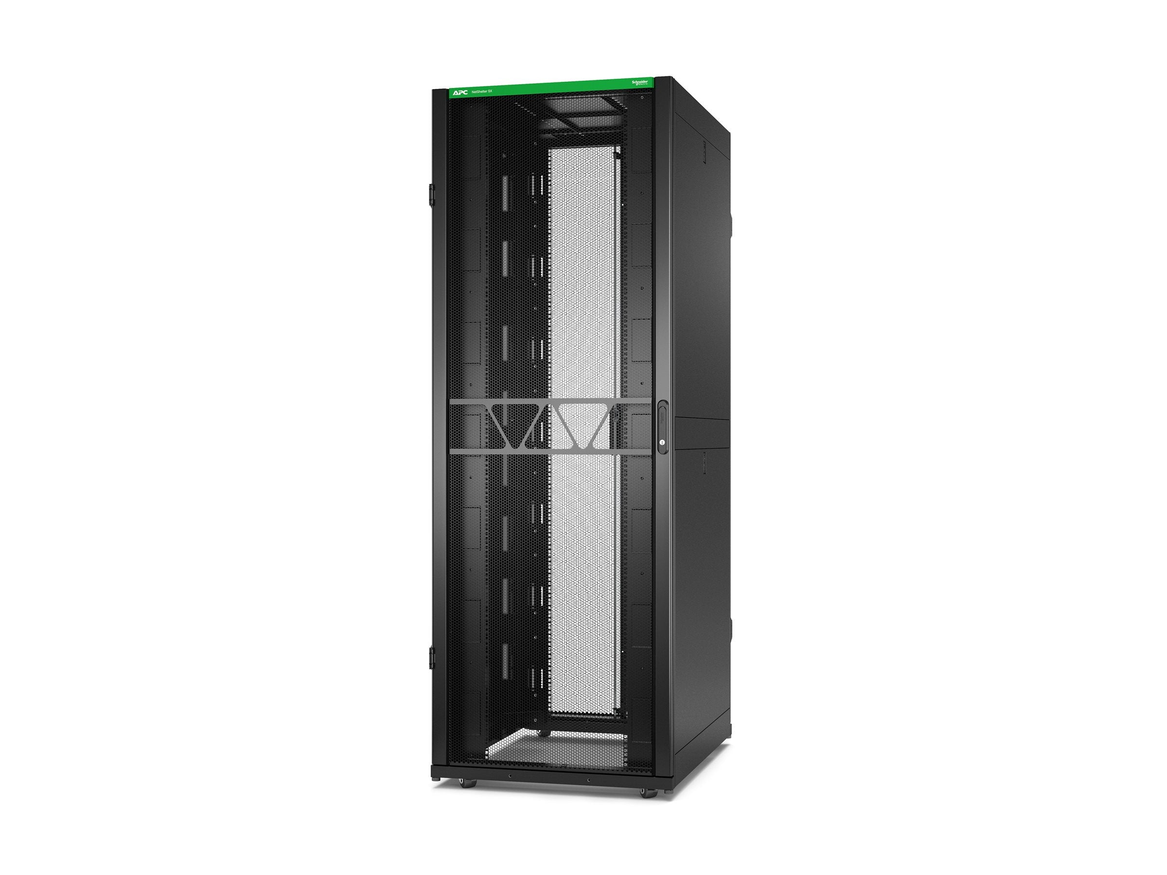 APC NetShelter SX Gen 2 Rack cabinet 2258H x 800W x 1070D mm with sides floor-standing Black 48U 19 TAA Compliant