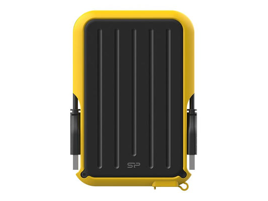 SILICON POWER External HDD Armor A66 2.5p 2To USB 3.2 IPX4 Yellow
