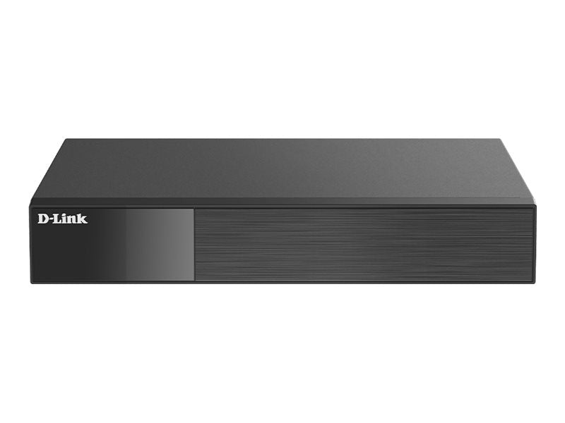 D-LINK Enregistreur vidéo NVR 4 canaux Supporte H.265 et H.264 Supporte caméra jusquà 6MP Précision IA intégrée Sortie à double