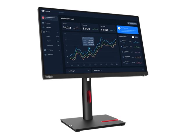 LENOVO ThinkVision T22i-30 21.5p IPS FHD WLED 250cd/m2 4ms HDMI DP VGA 4xUSB 3.2 USB-B 3.2Raven Black