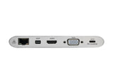 EATON TRIPPLITE USB-C Dock Dual Display 4K HDMI/mDP VGA USB 3.2 Gen 1 USB-A/C Hub GbE Memory Card 100W PD Charging