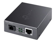TP-LINK 10/100 Mbps RJ45 to 100 Mbps Single-mode SC WDM Bi-Directional Fiber Converter With 1-Port PoE