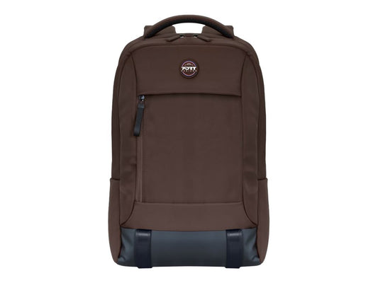 PORT DESIGNS Trendy & Colorful Urban Backpack Dedicated Padded Laptop Compartment up to 14/15.6p Slim Format