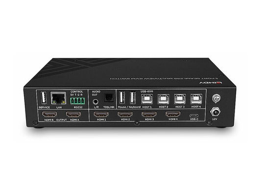 LINDY 5 Port HDMI 4K60 Seamless Multiview KVM Switch