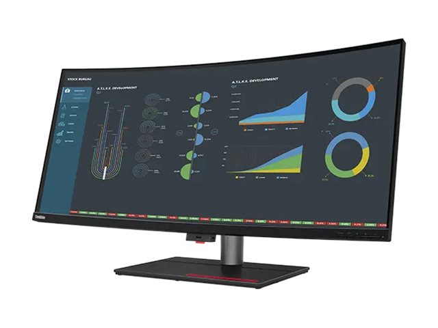 LENOVO ThinkVision P40w-20 - incurvé - 40p - WUHD 75 Hz - 4 ms - 2xThunderbolt 4, DisplayPort, HDMI -  Battery Charging 1.2