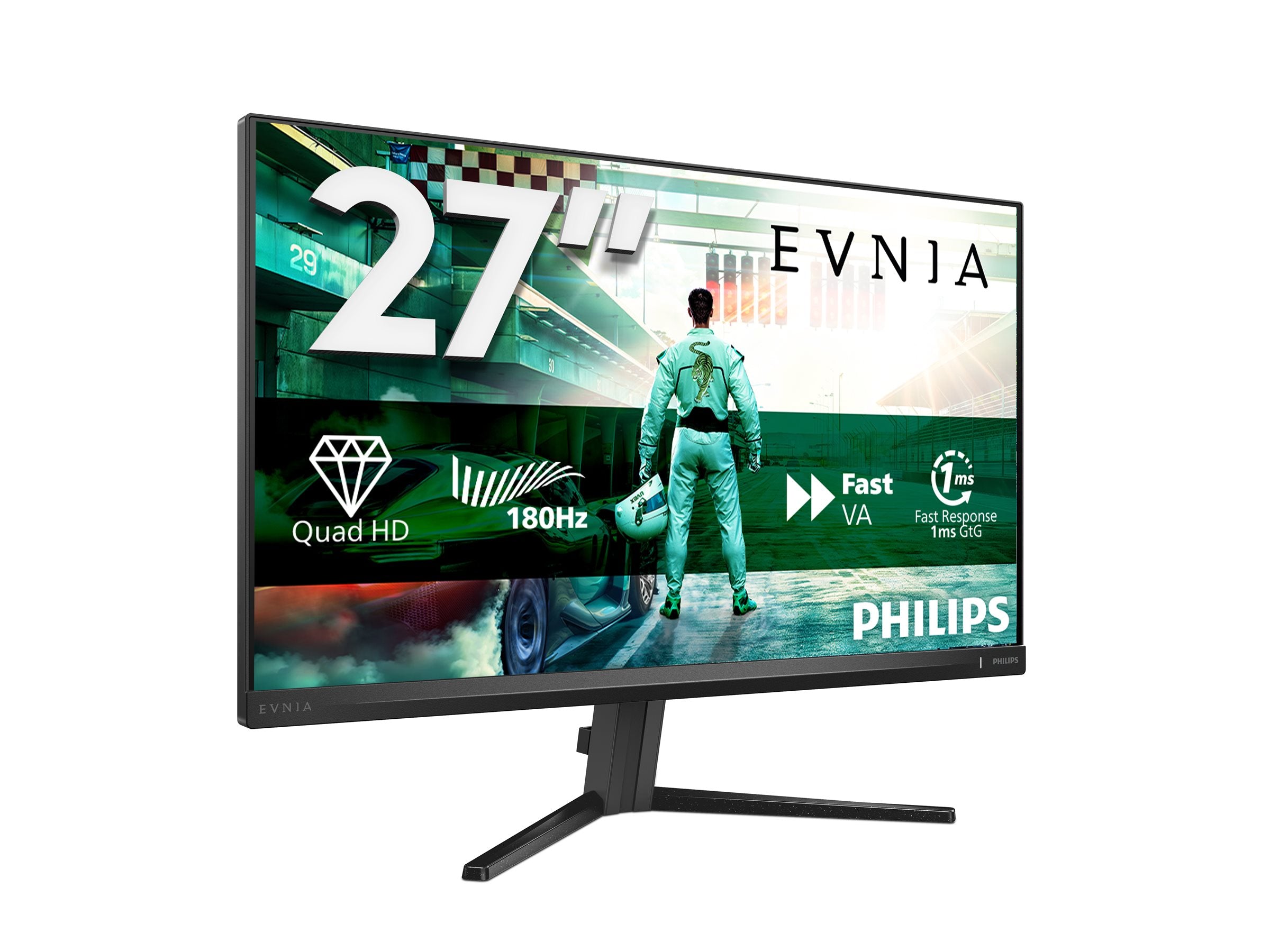 PHILIPS Evnia 3000 27M2N3500NL- Ecran Gaming-  27" - 2560 x 1440 QHD @180 Hz - VA - 300cd/m² - 5000:1 - HDR10 - 0.5 ms - 2xHDMI, DP